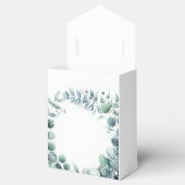 Eucalyptus Botanical Wedding Bedankdoosjes (Geopend)