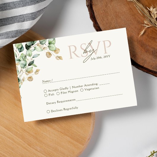 Eucalyptus Botanique Verdure Mariage photo RSVP