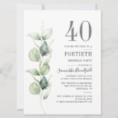 Eucalyptus botanische 40e verpartij kaart (Voorkant)