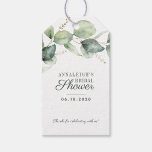Eucalyptus Botanische Bruiloftsdankbetuiging Gesch Cadeaulabel