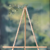 Eucalyptus Botanische Sage Green Weddenschap Acryl Bord (Neutraal)