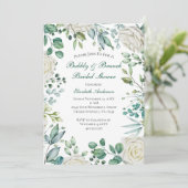 Eucalyptus botanische Vrijgezellenfeest Kaart (Staand voorkant)