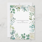 Eucalyptus botanische Vrijgezellenfeest Kaart (Achterkant)