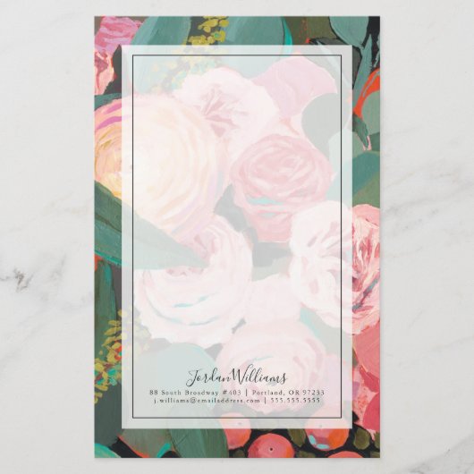 Eucalyptus Bouquet Briefpapier (Voorkant)