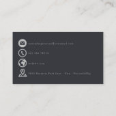 Eucalyptus branche vert foncé merci insérer carte (Dos)