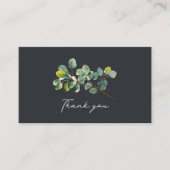 Eucalyptus branche vert foncé merci insérer carte (Devant)