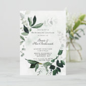 Eucalyptus Bridesmaids de verdure Invitations de d (Debout devant)