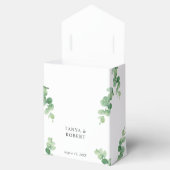 Eucalyptus Bruiloft Elegant Bedankt Eenvoudig Chic Bedankdoosjes (Geopend)