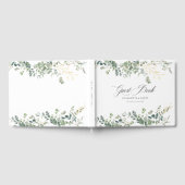 Eucalyptus bruiloft handschrift bruiloft gastenboek (Volledig)