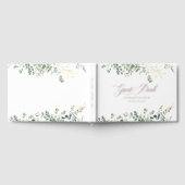 Eucalyptus bruiloft handschrift bruiloft gastenboek (Volledig)