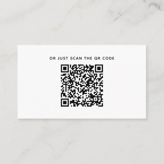 Eucalyptus bruiloft invoegen | Details groen + QR Informatiekaartje (Achterkant)