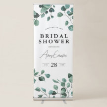 Eucalyptus Bruiloftsfeest Banner