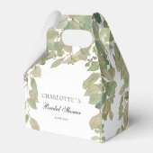 Eucalyptus Bruiloftsfeest Bedankdoosjes (Voorkant Zijde)