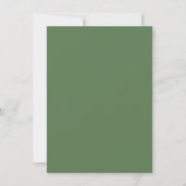 Eucalyptus Bruin Bloemen Horizontale Bruiloft Save The Date (Achterkant)