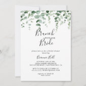 Eucalyptus Brunch met bride Shower Kaart (Voorkant)