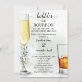Eucalyptus Bubbels & Bourbon Couples Douche Kaart (Voorkant)