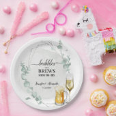 Eucalyptus Bubbels & Brouwen Papieren Bordje (Feest)