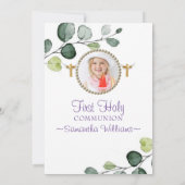 Eucalyptus Budget Foto eerste communautarisering Kaart (Achterkant)