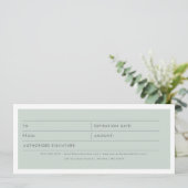 Eucalyptus Business Logo Cadeaubon (Staand voorkant)