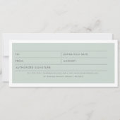 Eucalyptus Business Logo Cadeaubon (Voorkant)