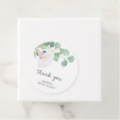 Eucalyptus - calla - bruiloftsdankjewel bedankjes labels (In situ)