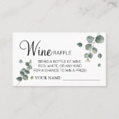 Eucalyptus Carte de billet de Fête des mariées de  (Devant)