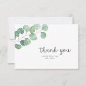 Eucalyptus - carte de remerciements de Fête des ma (Devant)