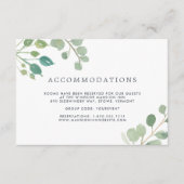 Eucalyptus | Carte d'hébergement (Devant)