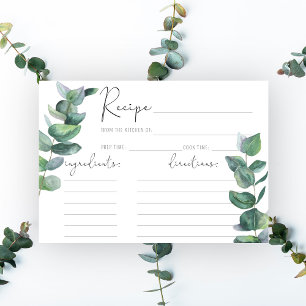 Eucalyptus - Carte Recette