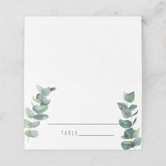 Eucalyptus - Cartes Mariages (Extérieur déplié)