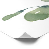 Eucalyptus Célébration de la vie Affiche de bienve (Coin)