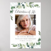 Eucalyptus Célébration de la vie Affiche de bienve (Devant)