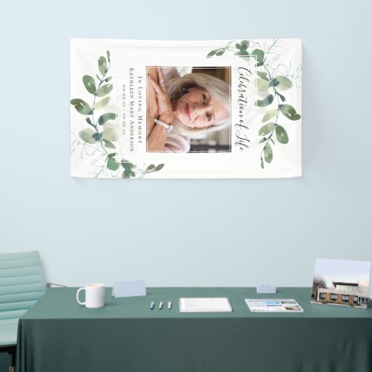 Eucalyptus Celebration of Life Photo Welcome Spandoek (Beurs)