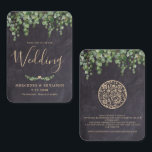 Eucalyptus Chalkboard QR Code Faire-part de mariag<br><div class="desc">Eucalyptus Greenery Carte QR Code personnalisée sur la conception d'ardoises en carton rustique. Invitations amis et famille à votre journée spéciale, avec ce simple tout en un faire-part de mariage. Ces invitations à des sites Web mariages de QR Code sont parfaites lorsque vous souhaitez garder toutes les informations mariages sur...</div>