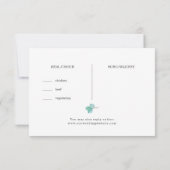 Eucalyptus choix de la chanson demande RSVP carte (Dos)