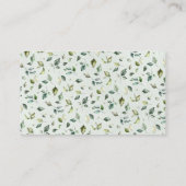 Eucalyptus Combien de Corks Fête des mariées Carte (Dos)