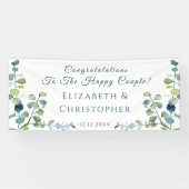 Eucalyptus Congratulations Engagement Party Spandoek (Horizontaal)