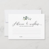 Eucalyptus conseil et carte de voeux (Devant)