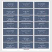 Eucalyptus Cotton | adresetiketten van marinegaste Sticker (Vel)