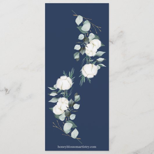 Eucalyptus Cotton | Witboek Modern Flat-programma Programma (Achterkant)