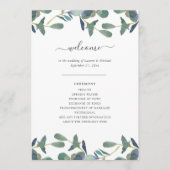 Eucalyptus Crest | Groene lederen Waterverf bruilo Programma (Voorkant)