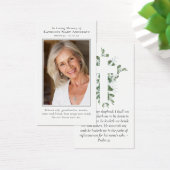 Eucalyptus Cross Memorial Prayer Kaart (Bureau)