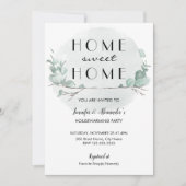 Eucalyptus de la verdure Invitation de la fête du  (Devant)