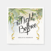 Eucalyptus De Nacht Voor De Rehearsal Servetten (Voorkant)