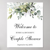 Eucalyptus Douche Couple Welcome Poster (Devant)