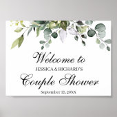 Eucalyptus Douche Couple Welcome Poster (Devant)