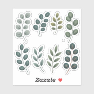Eucalyptus Dromen Waterverf Sticker