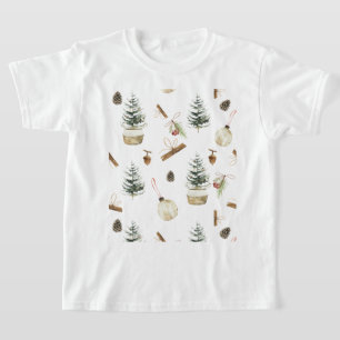 Eucalyptus eikels Kerstmis T-shirt