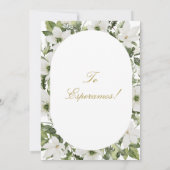 Eucalyptus Elegante bruiloft uitnodiging in het Sp (Achterkant)