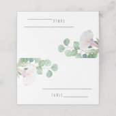 Eucalyptus en calla - Trouwplaatskaarten (Buitenkant ongevouwen)